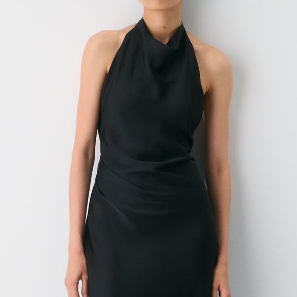 Aritzia Babaton Audience Satin Dress - Picture 3 of 8